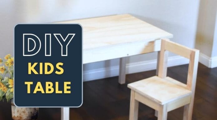 DIY Kids Table