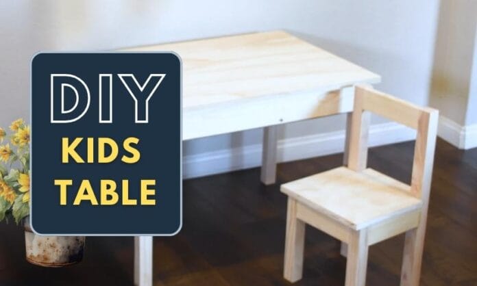DIY Kids Table DIY Kids Table